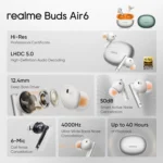 Realme Buds Air 6 TWS in Ear Earbuds